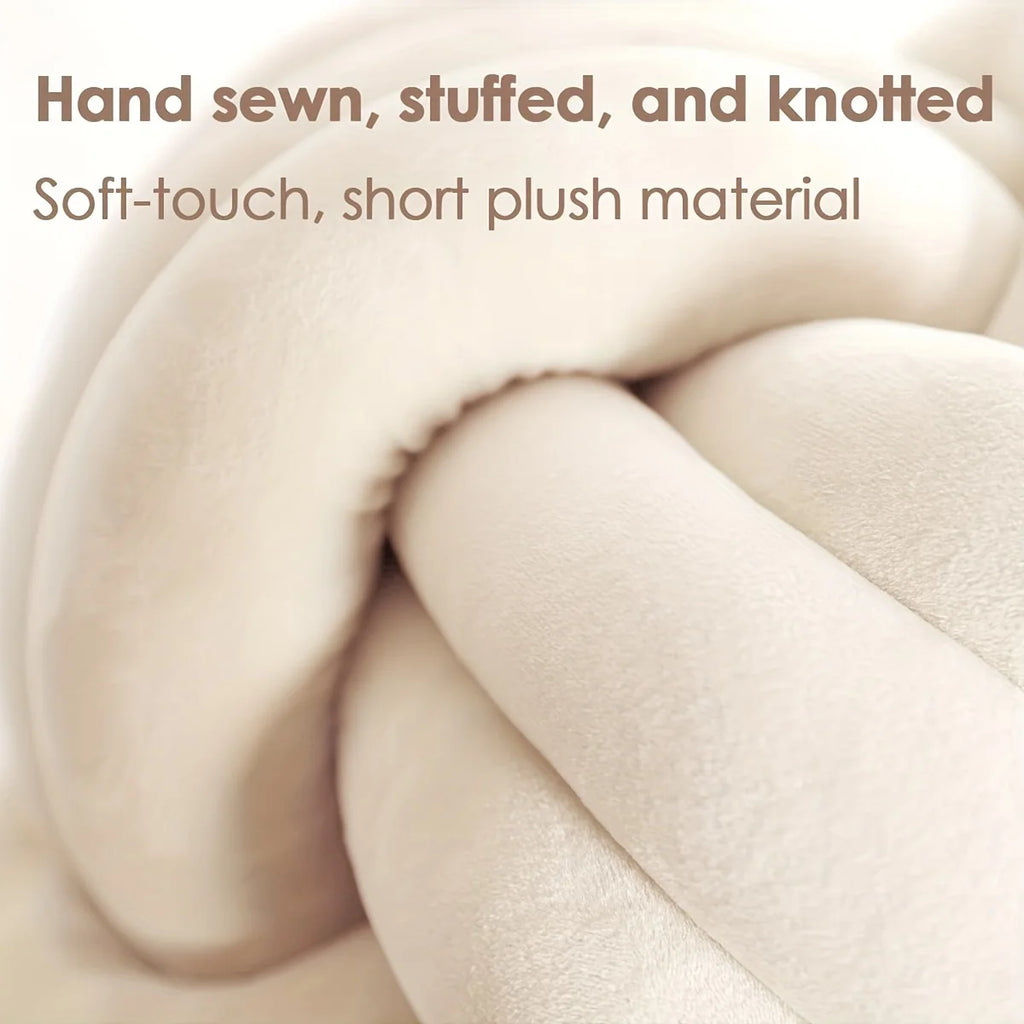 1Pc Knot Pillow Ball round Throw Pillow Home Decor Cushion Decorative Aesthetic Handmade Throw Pillow for Living Room Bed