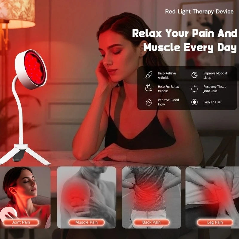 Electric Red Light Panel Professional Red Lights Lamp Device Womens Skin Beauty Equipment Skincare Home Use Beauty Devices