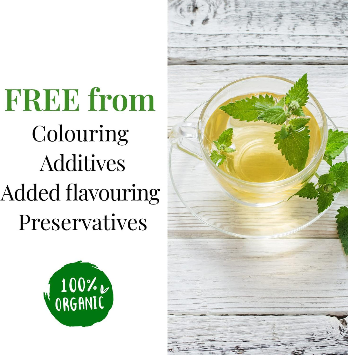 ORGANIC LEMON BALM TEA BIO 100Gr | Herbal Tea for Digestion and Relaxation | Organic Melissa Leaves - Lemon Balm Tea Loose