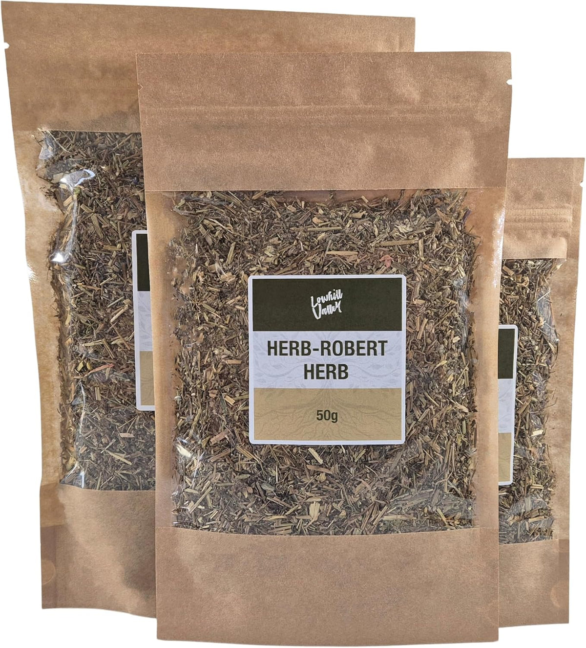 Herb Robert Herbal Tea - Natural Wellness Infusion – Handpicked – No Additives or Preservatives – Responsibly Sourced – 100% Pure Herb – for Wellness – 50G