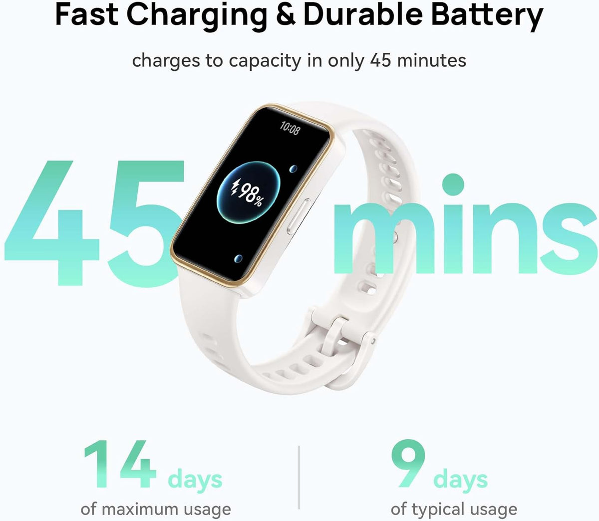 HUAWEI Band 9 Fitness Tracker, up to 14 Days Battery Life, Black