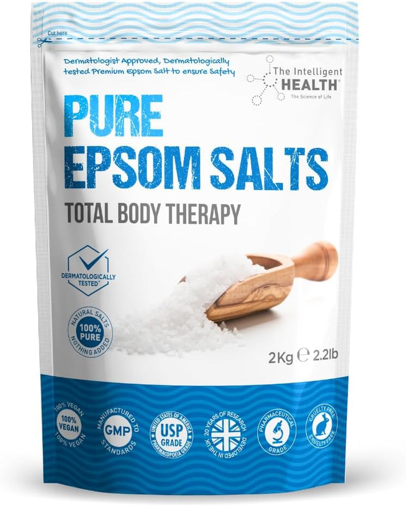 Magnesium Sulphate Bath Salts Soak, Muscle Magnesium Epsom Salt- 2Kg