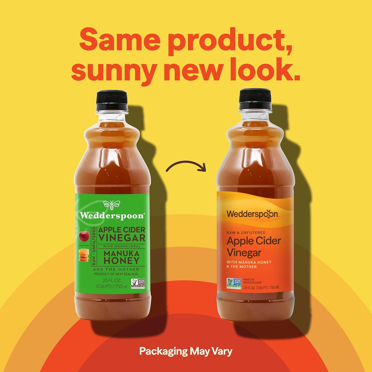 Raw Apple Cider Vinegar with Manuka Honey – 750Ml | Unfiltered, Unpasteurised, with the ‘Mother’ | Made in New Zealand with Cold-Pressed Apples & Raw Honey