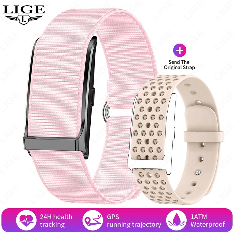 2025 No Screen Smart Watch 20-Day Ultra-Long Use Time 24Hours Blood Oxygen Blood Pressure Monitoring Sports Smart Bracelet