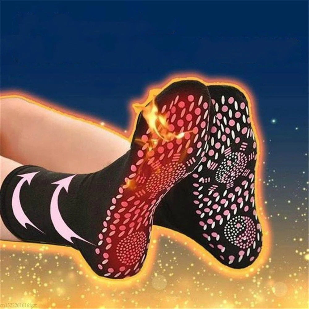 Self-Heating Magnetic Socks for Women Men Self Heated Socks Tour Magnetic Therapy Comfortable Winter Warm Massage Socks Pression