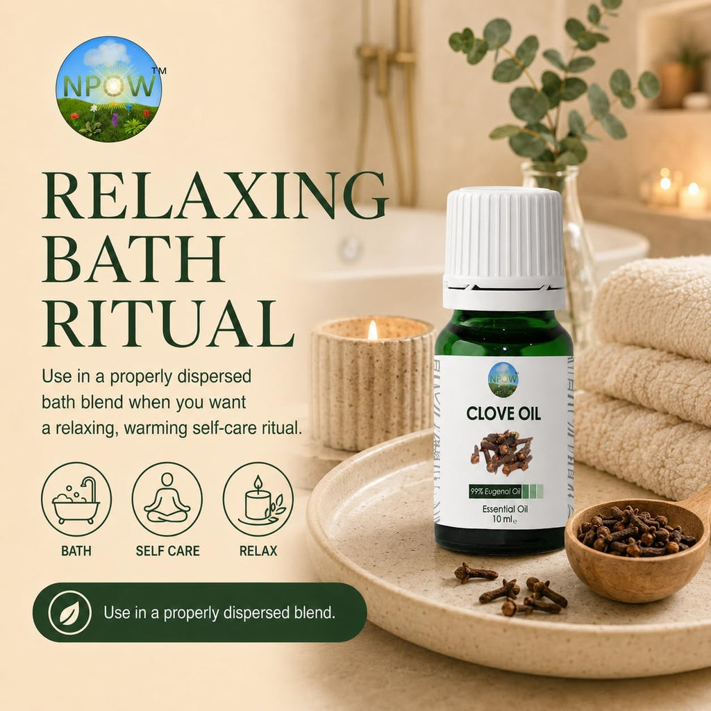 Clove Oil for Toothache Pain Relief for Adult – Oil of Cloves for Toothache Natural Dental Solution, Clove Bud Oils, Cloves Extract for Oral Care, Tooth Pain Relief and Dental Health - 10Ml