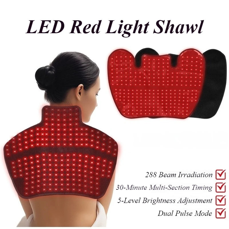 LED Red Light Therapy Panels Physiotherapy Heat Red Lights Panel Rechargeable Body Beauty Equipment Female Skin Beauty Devices