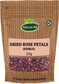 Dried Edible Rose Petals 25G by  | Pure, Red, Herbal Tea, Raw, DIY Body Care, Special Bath, Wedding Decoration and Potpourri, Perfect for Snack.