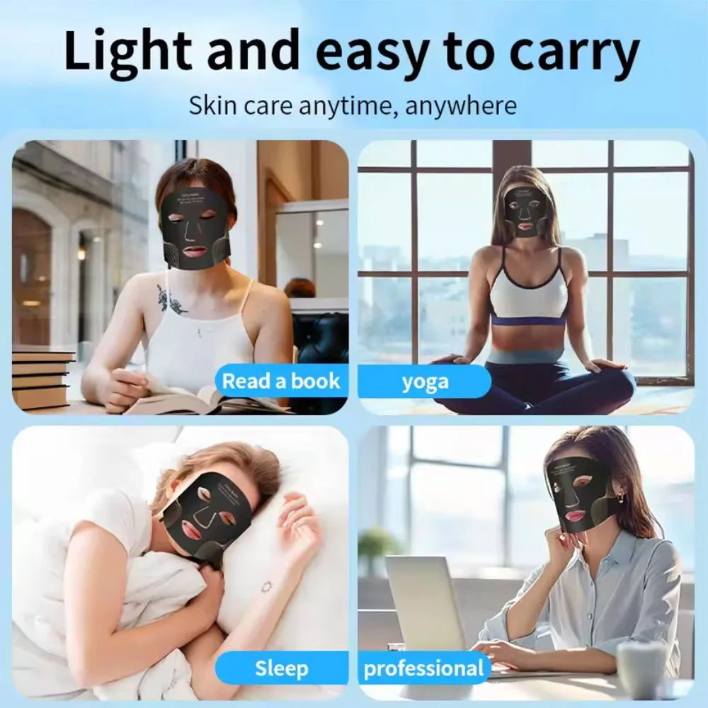 Red Light Therapy Mask 460Nm 660Nm 850Nm LED Beauty Devices Face Instrument Rejuvenation Skin anti Aging Wrinkle Skin Repair