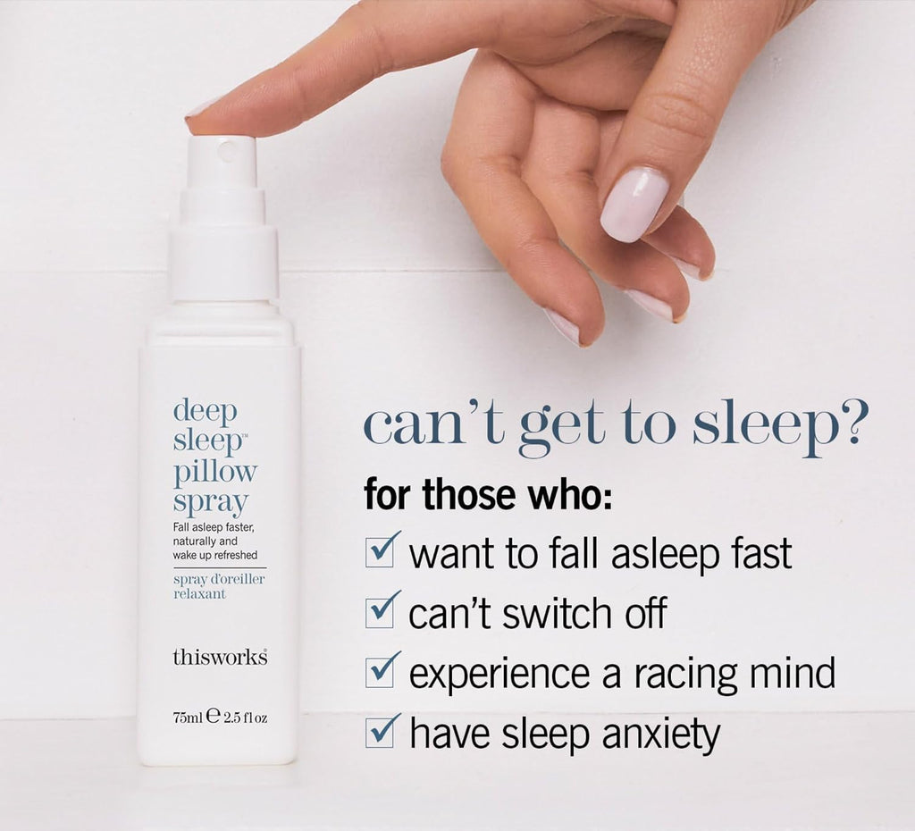 This Works Deep Sleep Pillow Spray, Infused with Lavender, Camomile and Vetivert - Science-Backed Natural Pillow Mist to Aid Sleep