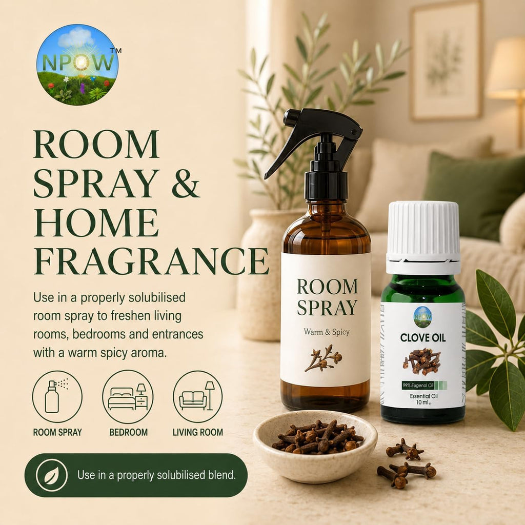 Clove Oil for Toothache Pain Relief for Adult – Oil of Cloves for Toothache Natural Dental Solution, Clove Bud Oils, Cloves Extract for Oral Care, Tooth Pain Relief and Dental Health - 10Ml