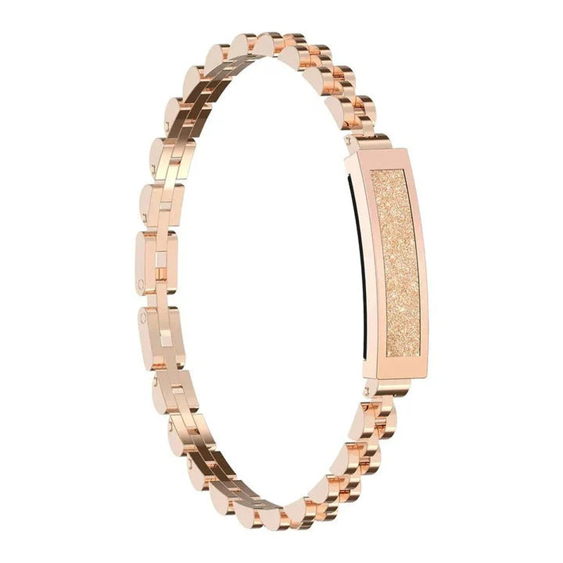 Elegant Fitness Tracker Bracelet with Adjustable Fit