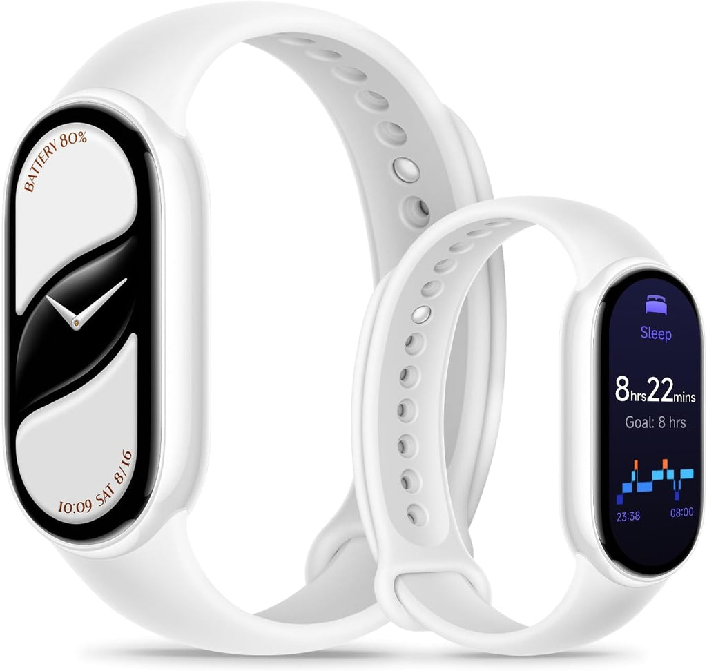 Smart Band 10, Fitness Tracker for Men Women, 21-Day Battery, White