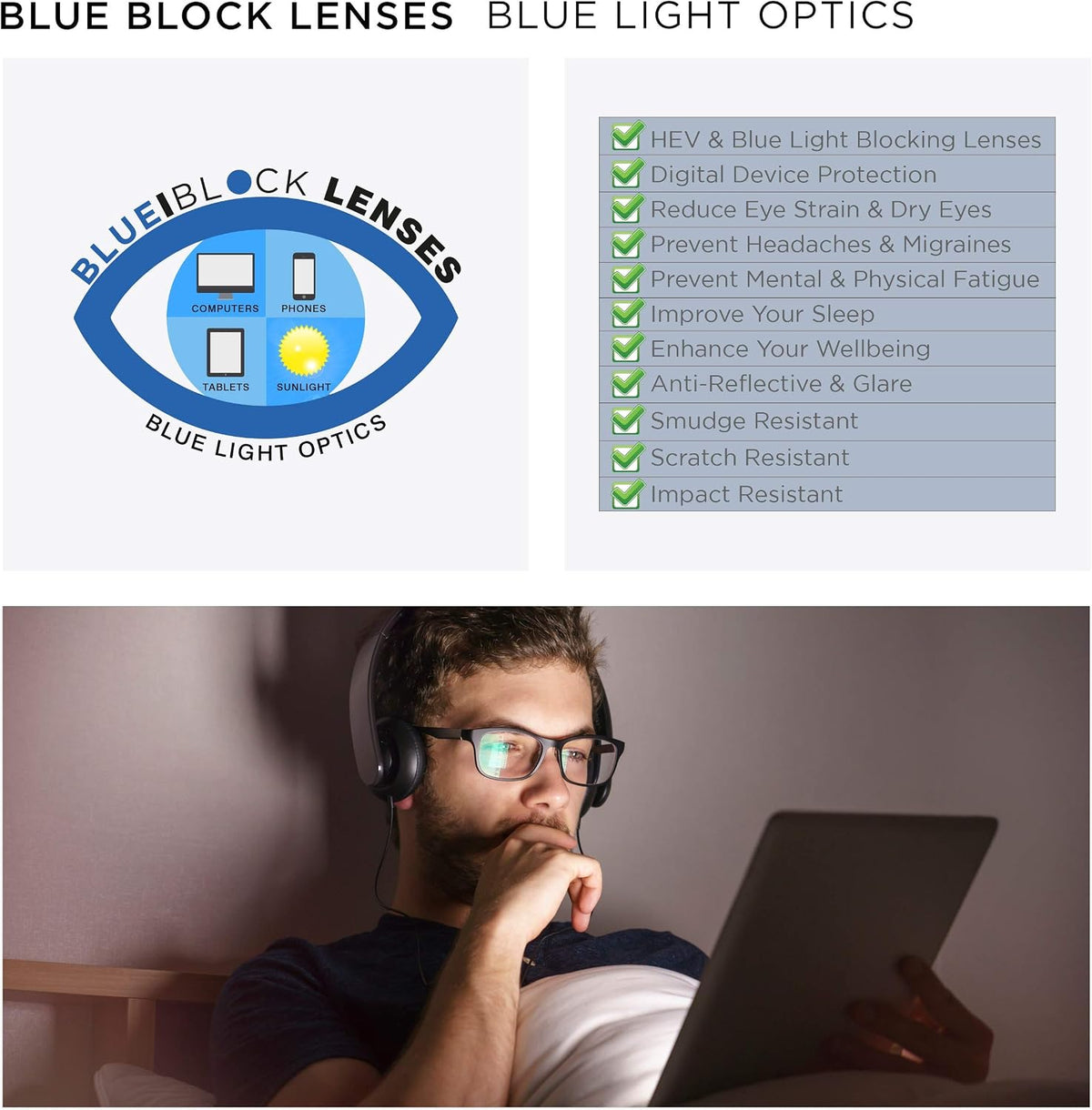 Blue Light Glasses Zero Magnification for Computer, Gaming, Digital & TV for Eye Protection, Thin Red Crystal Flat Folding Frames in Stylish Red Case