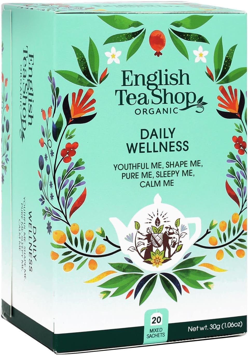 Daily Wellness Tea Bag Sachets, 20-Piece