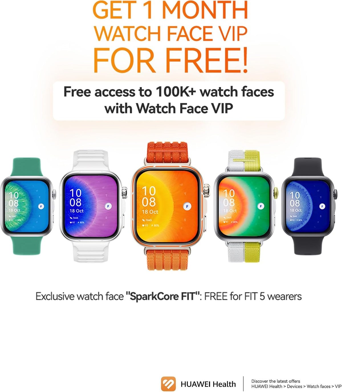HUAWEI WATCH FIT 5 Pro Smart Watch Black + Freebuds SE 4 ANC White