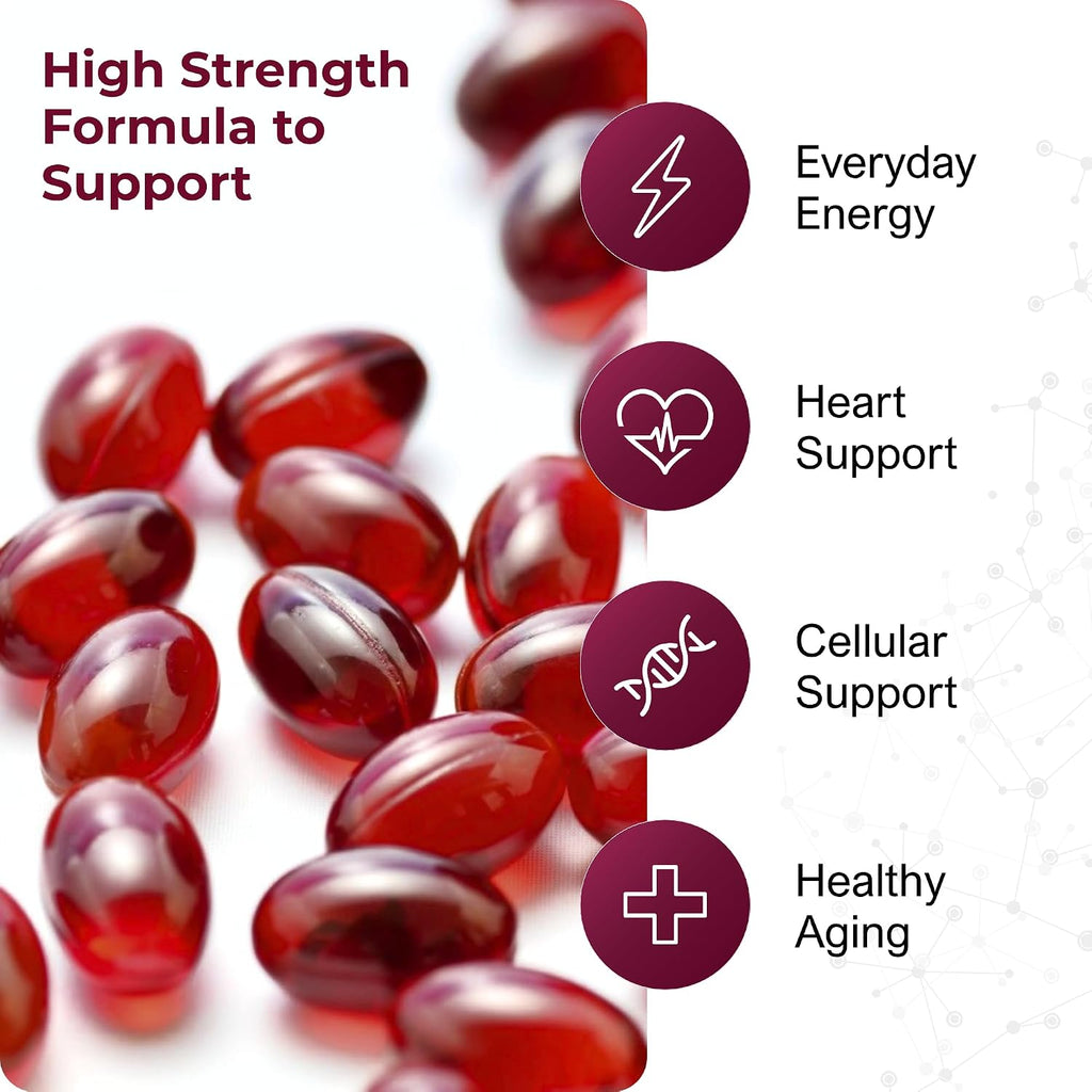 Coq10 Supplement, Fermented Coenzyme Q10 Ubiquinone, 300Mg, 120 Softgels