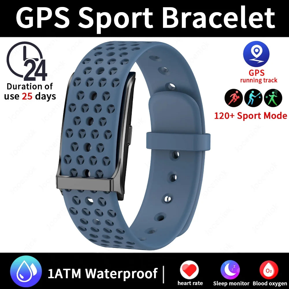 New No Screen Smart Watch Men'S Sports Outdoors Fitness Heart Rate Monitor 1ATM Waterproof New Smartwatch for Android IOS 2025