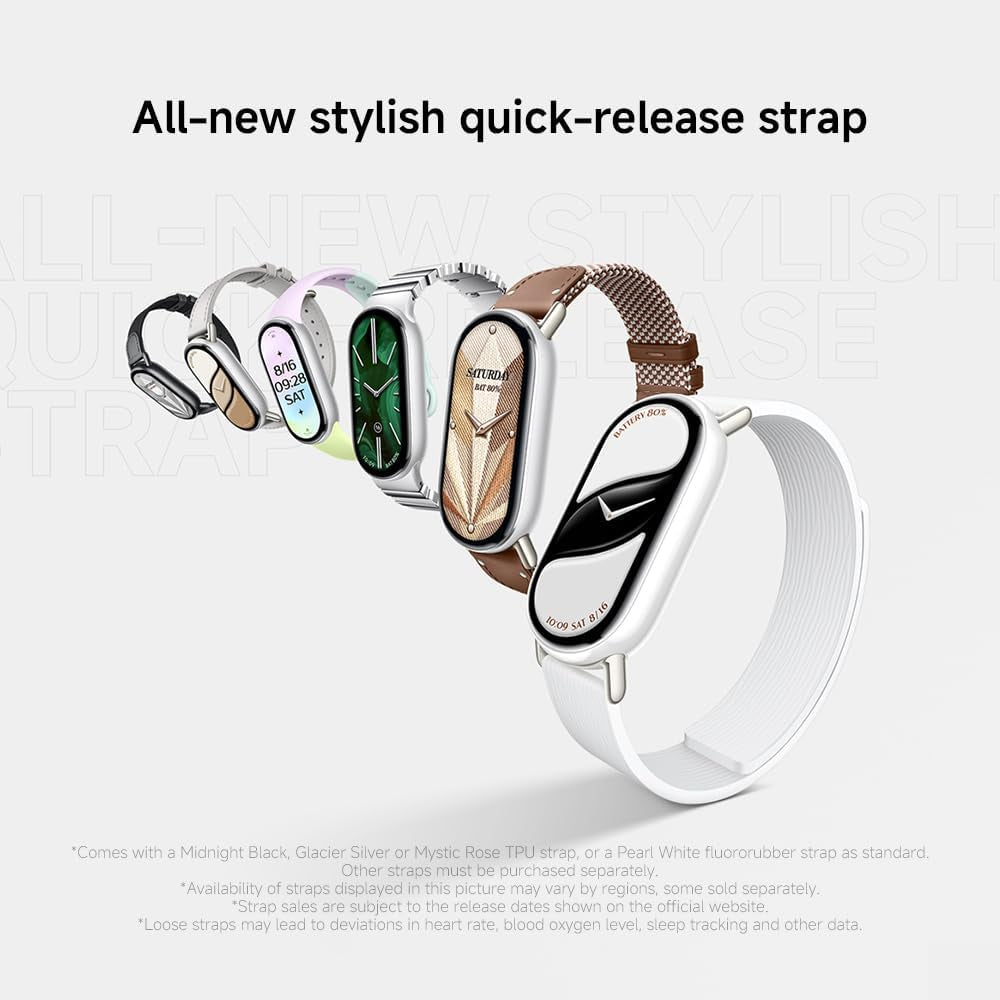 Smart Band 10, Fitness Tracker for Men Women, 21-Day Battery, White