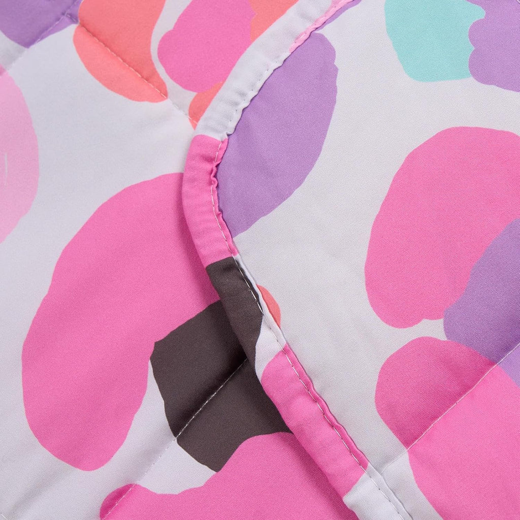 Weighted Blanket 3Kg, Single Weighted Blanket for Adults Calming Stress Relief anti Anxiety Weighted Blankets Men Women Leopard Print, 150 X 100Cm (Disclaimer:Only Suitable for Age 3+Years)