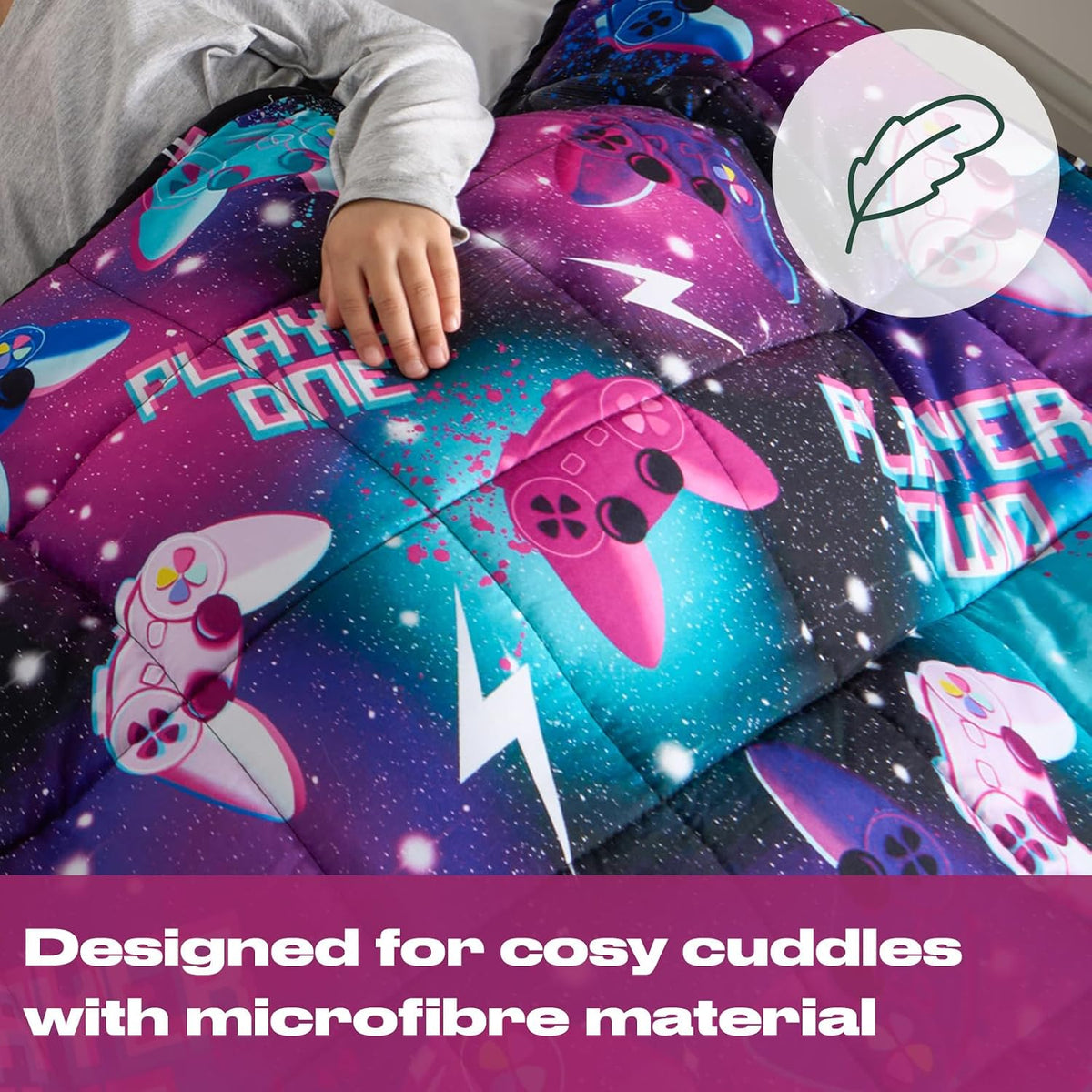 3Kg Weighted Blanket for Adults, Gaming Weighted Blanket Microfibre Sleep Therapy Anxiety Relief Weighted Heavy Blanket Reversible, Black - 150 X 100Cm(Disclaimer:Only Suitable for Age 3+Years)