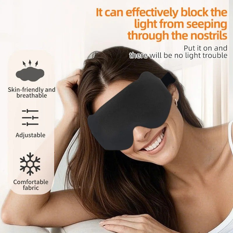 Sleep Eye Mask - Stereoscopic Blindfold for Night Sleep - Comfortable Pad