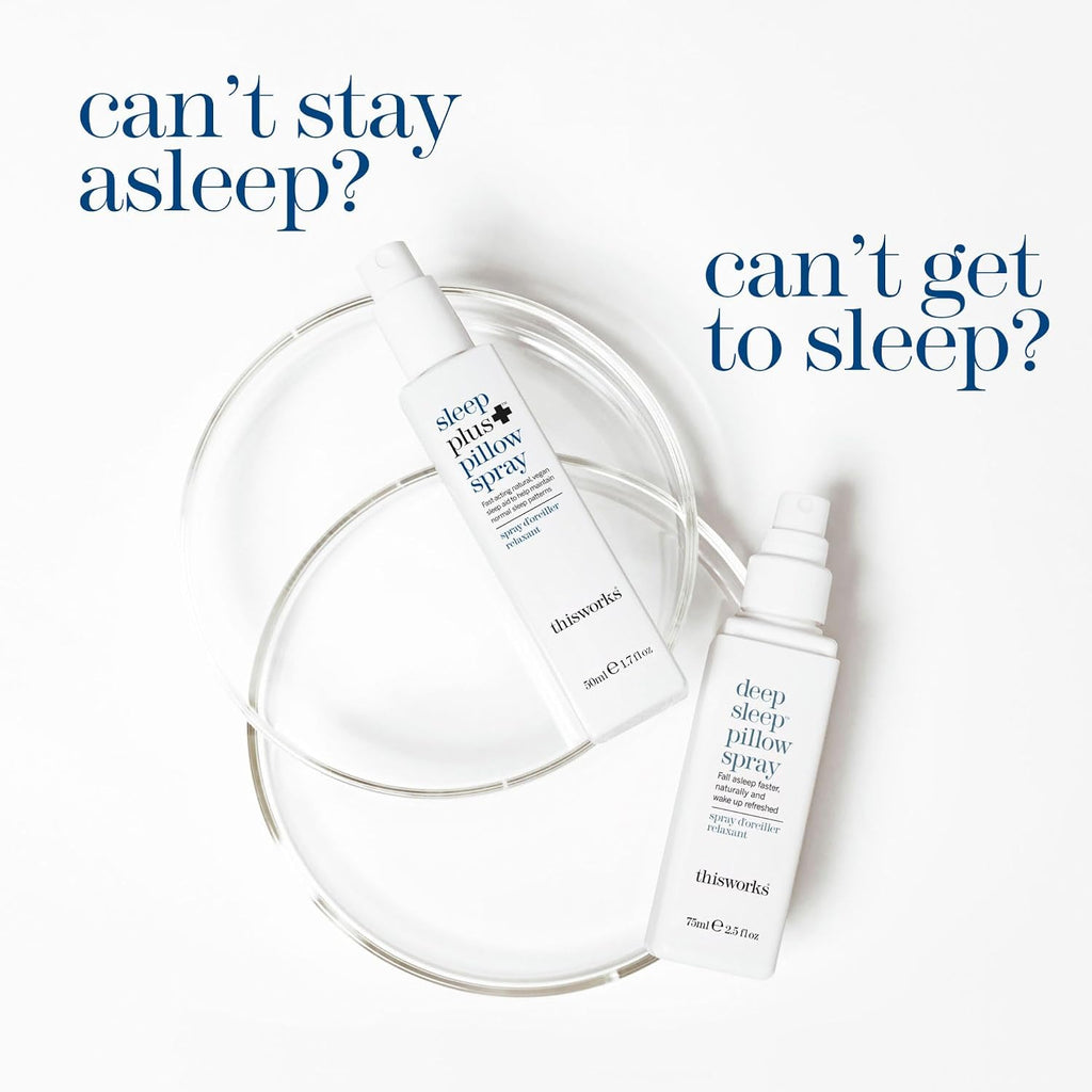 This Works Deep Sleep Pillow Spray, Infused with Lavender, Camomile and Vetivert - Science-Backed Natural Pillow Mist to Aid Sleep