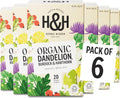 • Organic Dandelion, Burdock & Hawthorn Tea • 6 X 20 Boxes