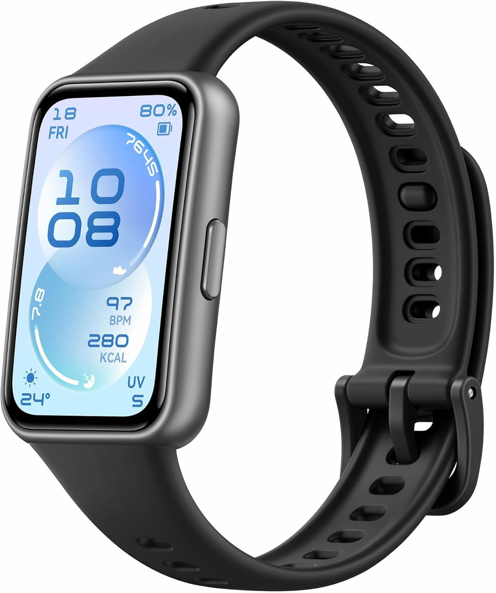 HUAWEI Band 11 Fitness Tracker, Smart Watch for Women Men, Black