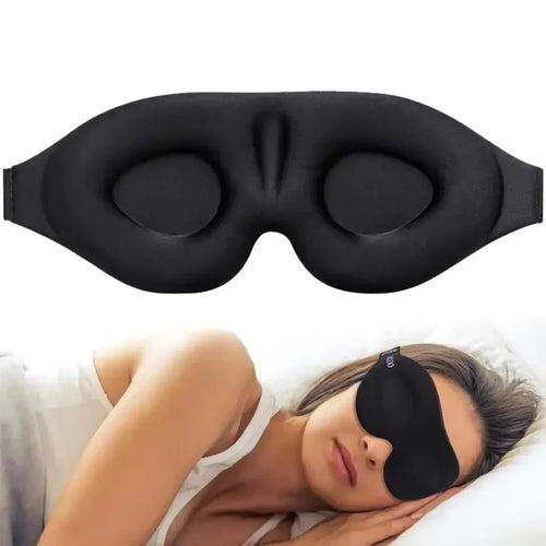 Sleep Eye Mask - Stereoscopic Blindfold for Night Sleep - Comfortable Pad