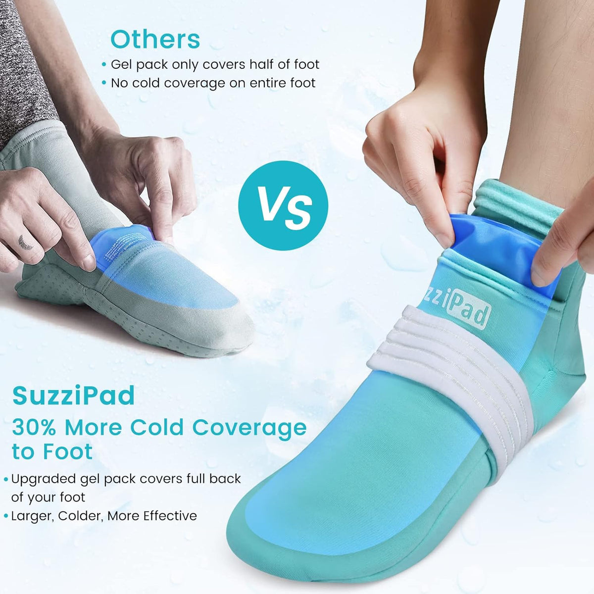 Cold Therapy Socks & Hand Ice Pack Cold Gloves for Chemotherapy Neuropathy, Chemo Care Package for Women and Men, Ideal for Plantar Fasciitis, Carpal Tunnel, S/M