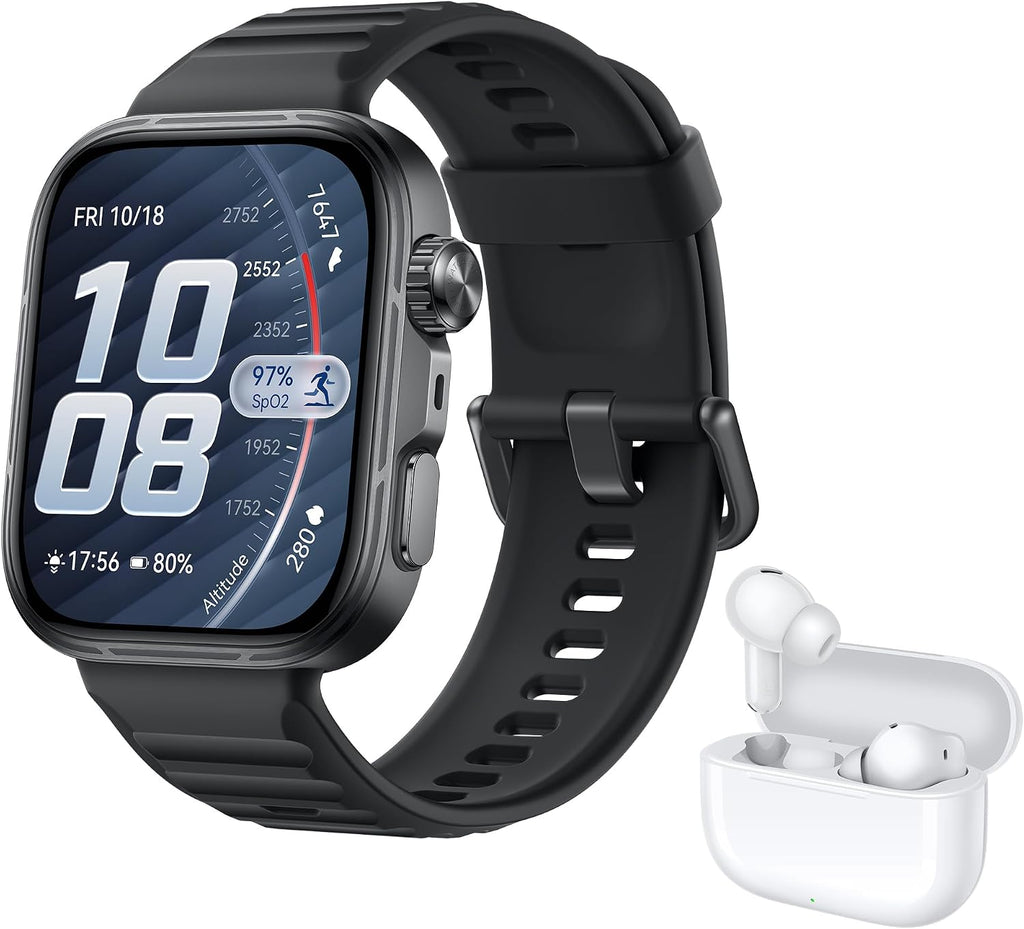 HUAWEI WATCH FIT 5 Pro Smart Watch Black + Freebuds SE 4 ANC White