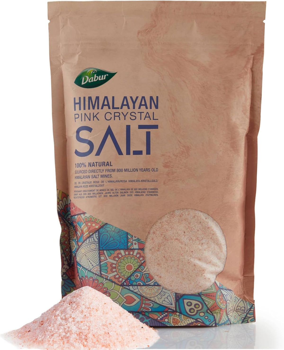 Himalayan Pure Pink Salt - 1Kg (Fine) | 100% Natural with Vital Nutrients | Premium Unrefined | Gluten Free | Halal - Kosher Certified Salt | for Good Health & Lowering Blood Pressure