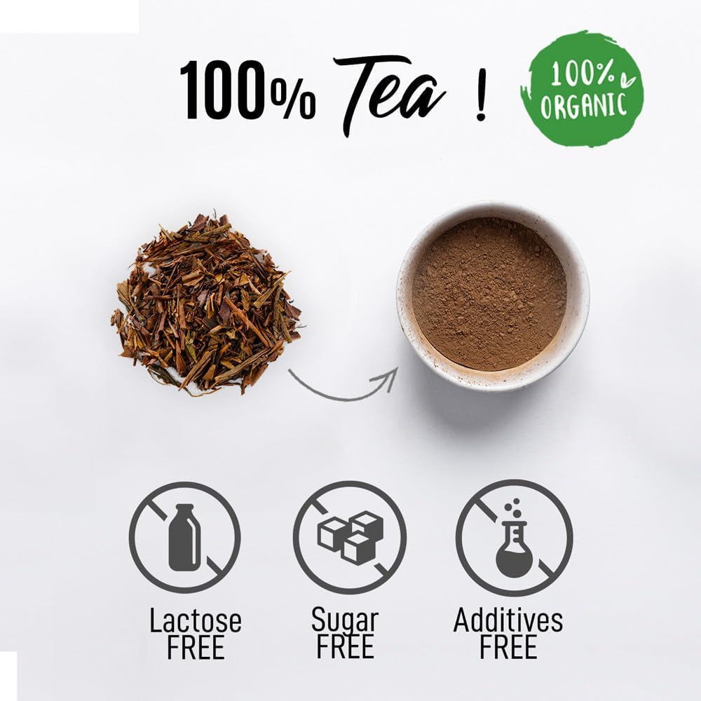 Organic Japanese Hojicha Tea Powder - Organic Hojicha Powder - 80Gr Bag