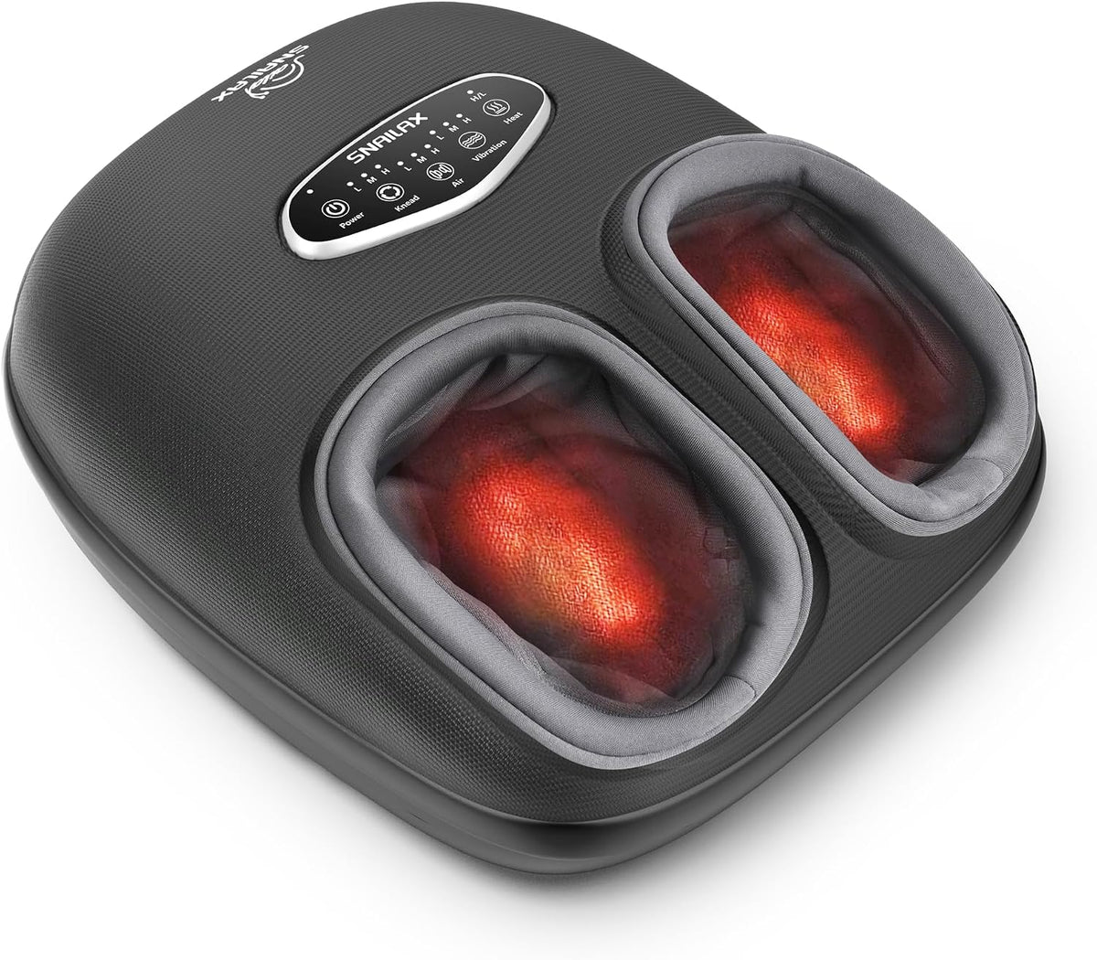 Foot Massager with Heat, Shiatsu Electric Massagers, 4D Deep Kneading Compression Vibration Foot Massagers Machine for Plantar Fasciitis, Neuropathy, Gifts for Men, Women